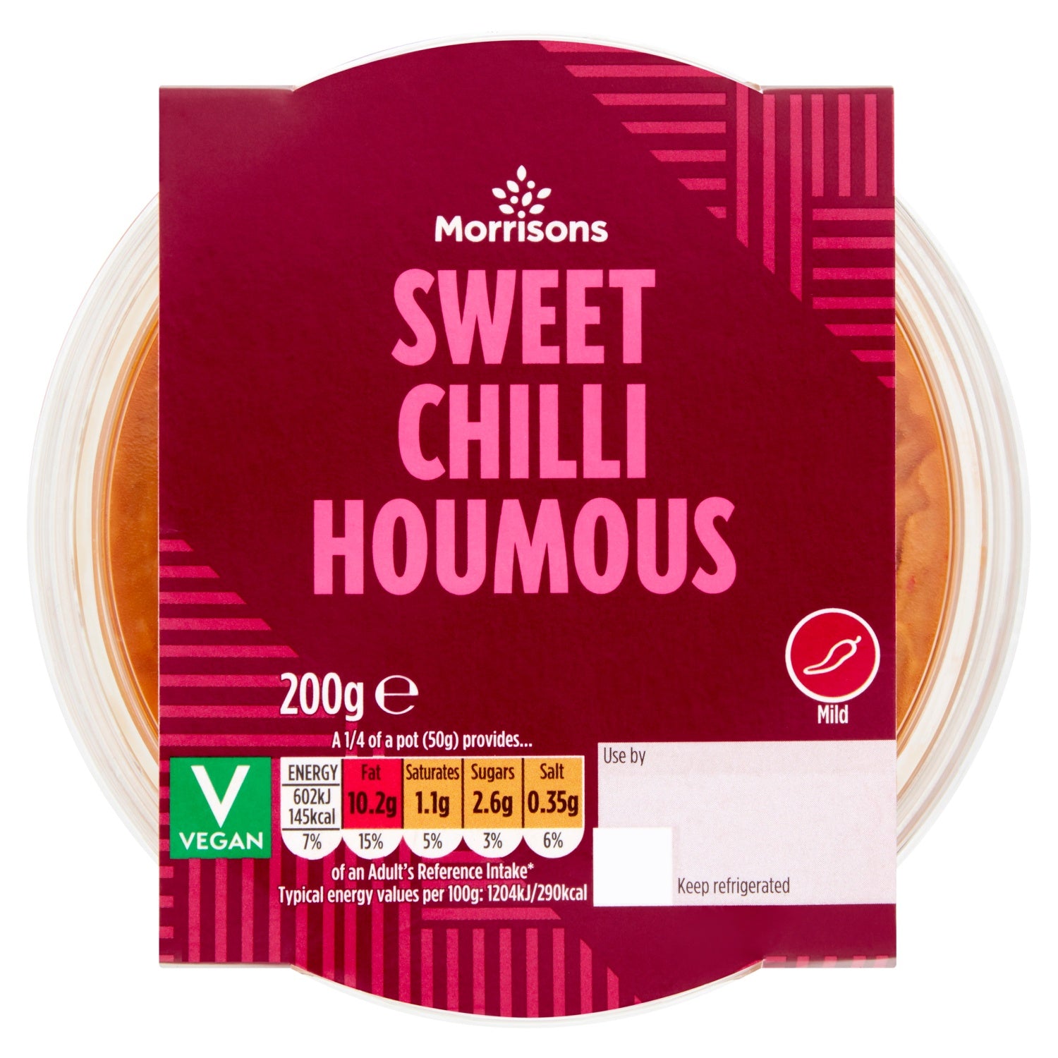 M Sweet Chilli Houmous Mild 200g