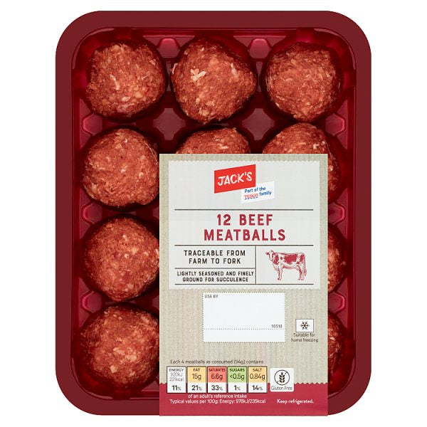 Jack's Meatballs 12 Pack