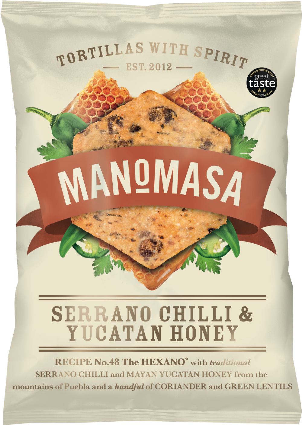 Manomasa Serrano Chilli & Yucatan Honey 140g