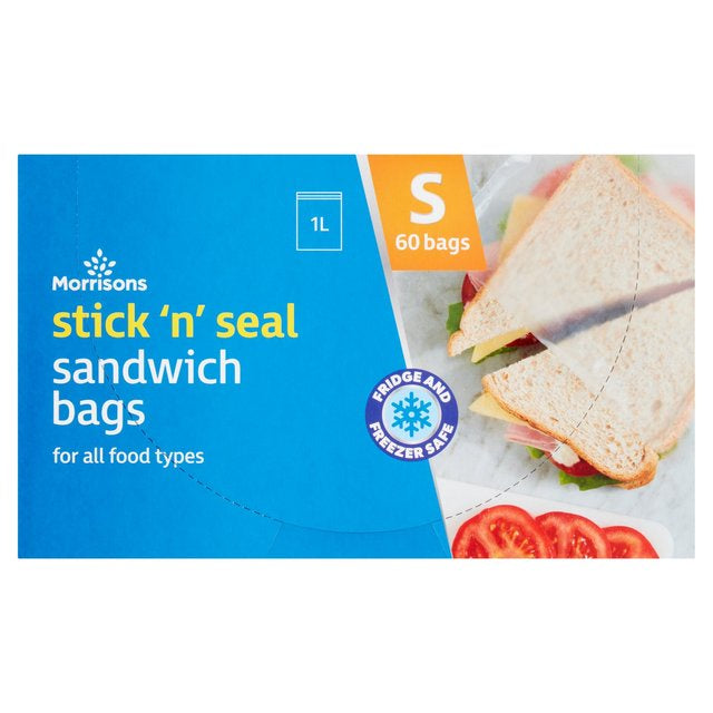 Morrisons Easy Seal Sandwich Bags 60pk Small