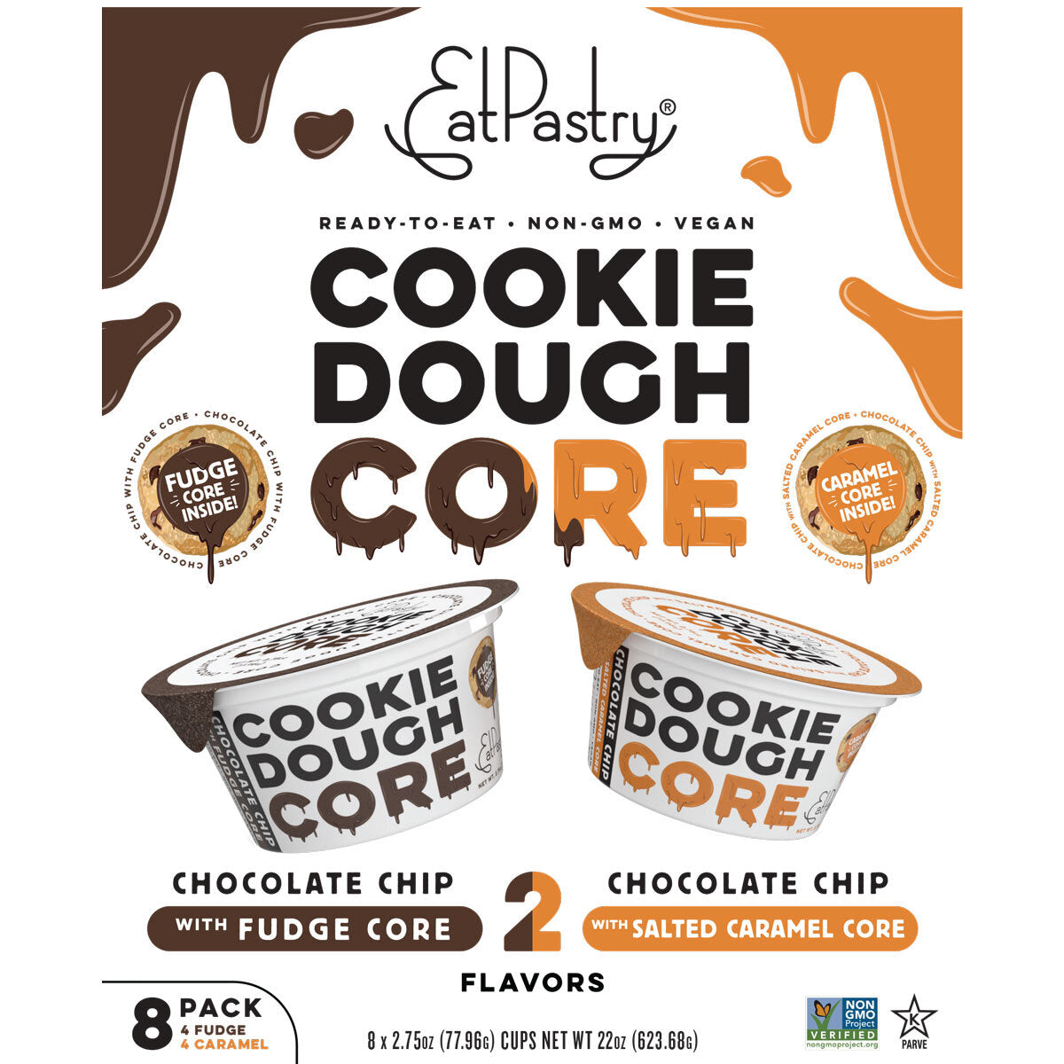 Eat Pastry Cookie Dough Core 8pk