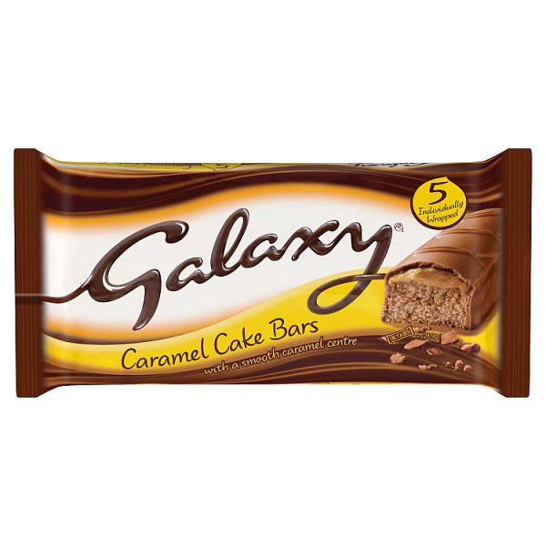 Galaxy Caramel Cake Bar 5pk