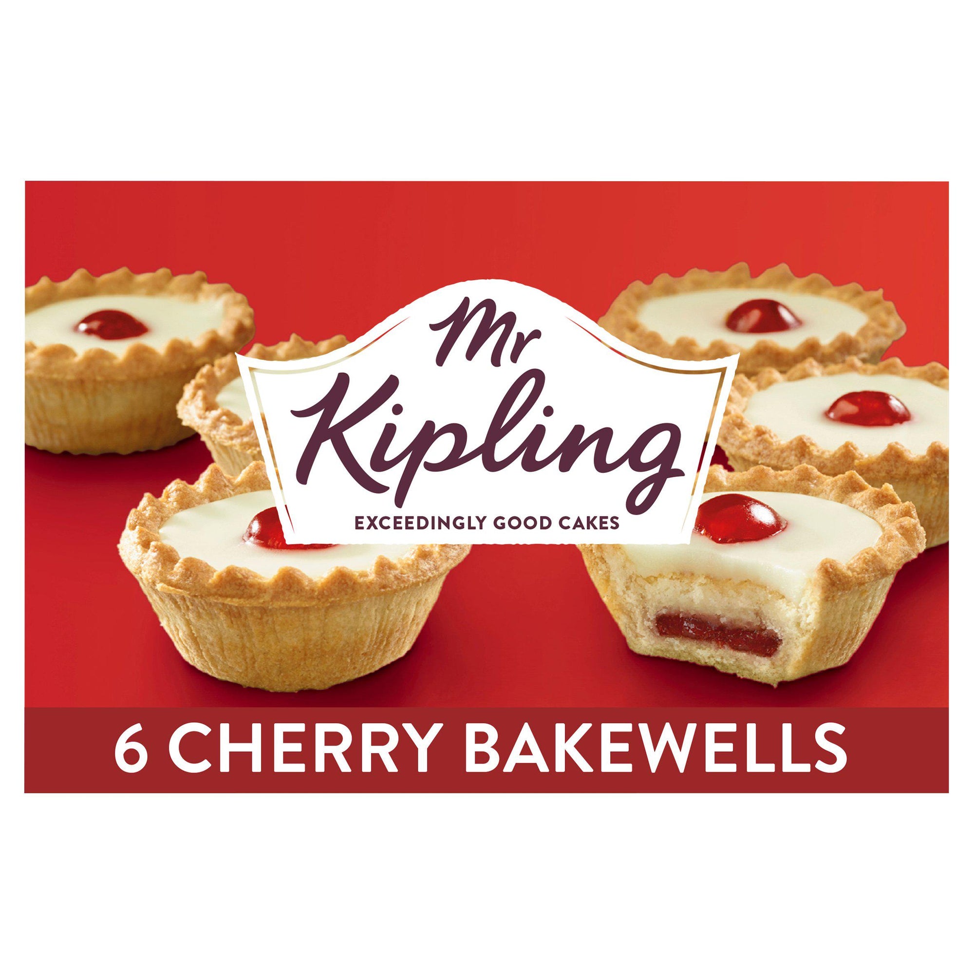 Kipling Cherry Bakewells 6pk