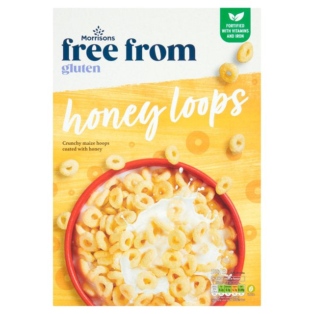 Morrisons Free From Honey Loops 300g