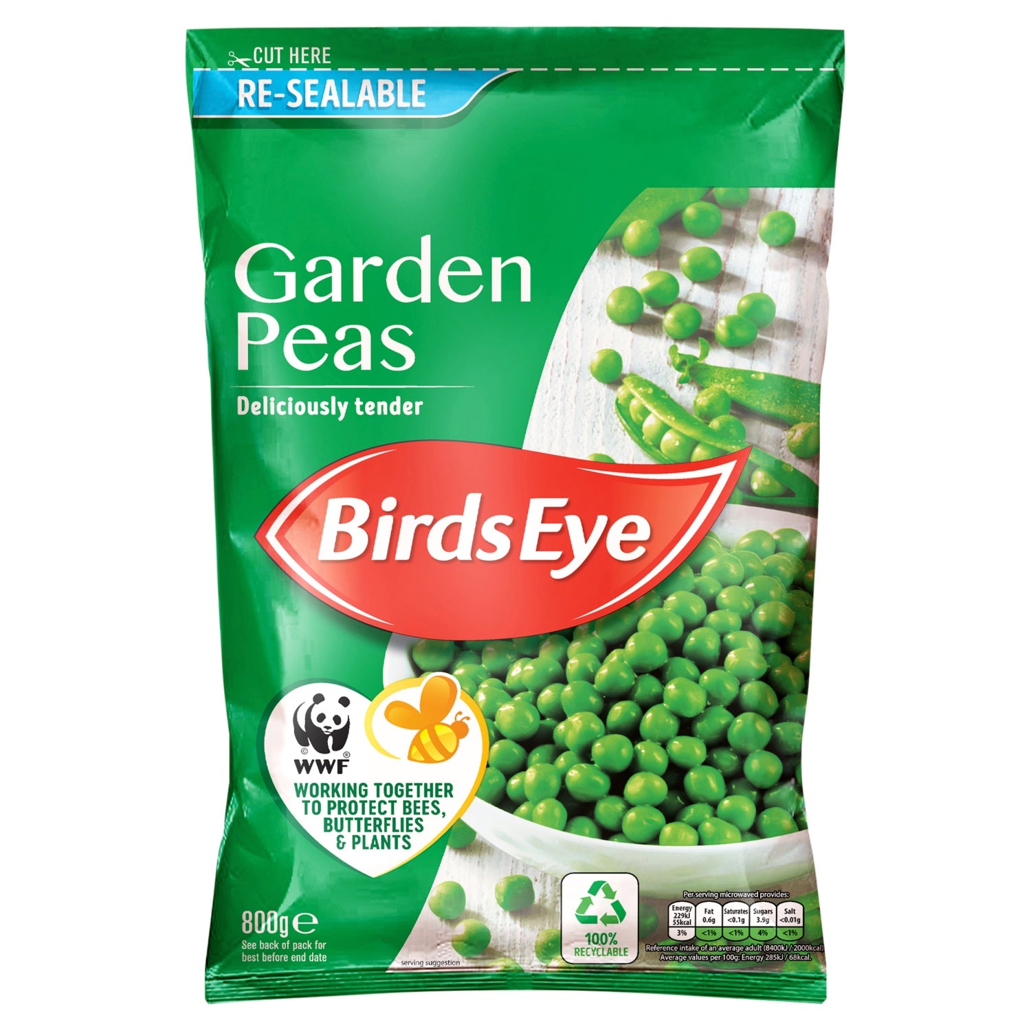 Birds Eye Garden Peas 800g [610]