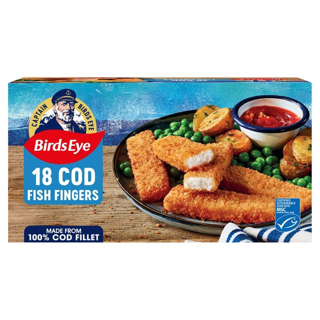 Birds Eye 18 Cod Fish Fingers 504g