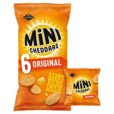 Jacobs Mini Cheddars Original 6 x 23g