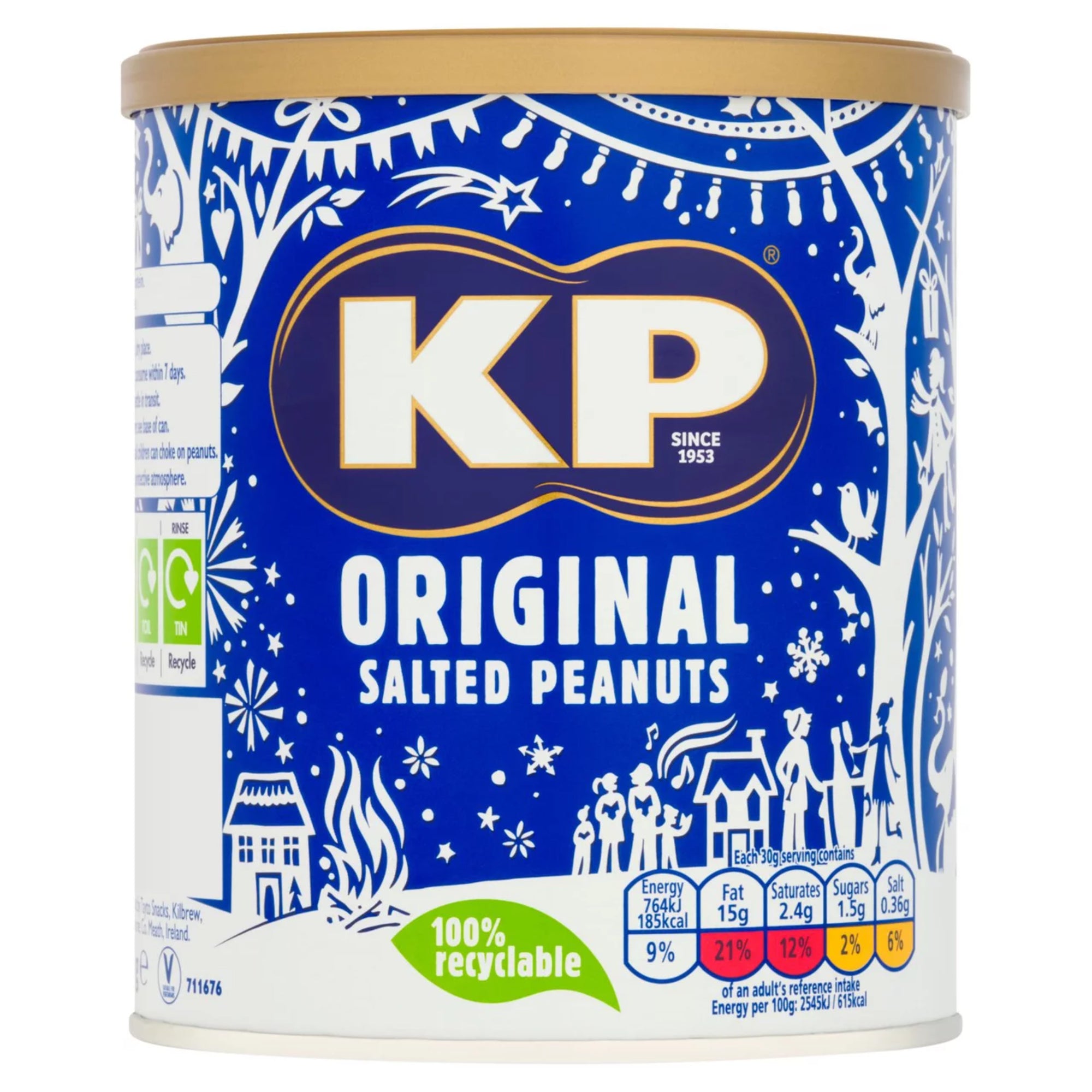 Kp Original Salted Peanuts 375G