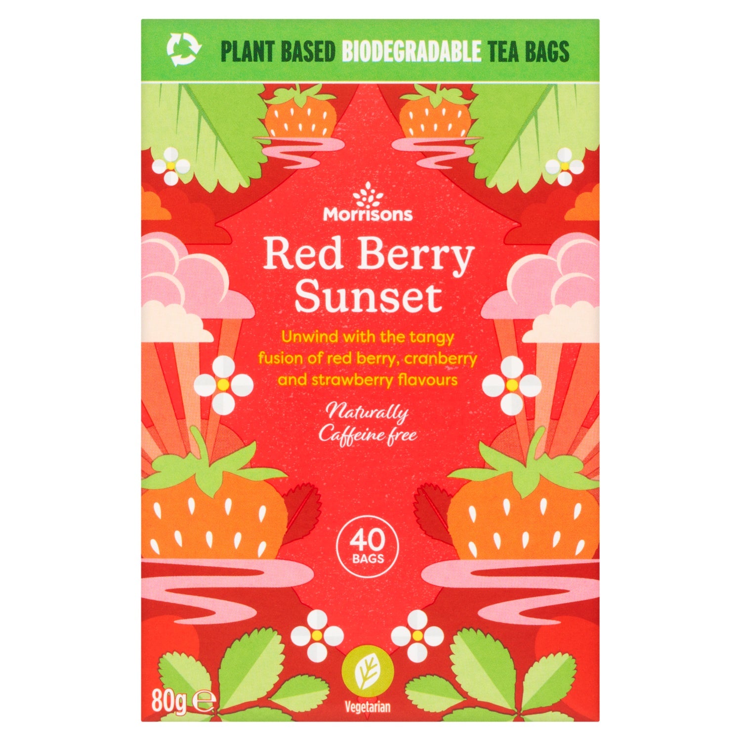 Morrisons Red Berry Sunset 40 Tea Bags