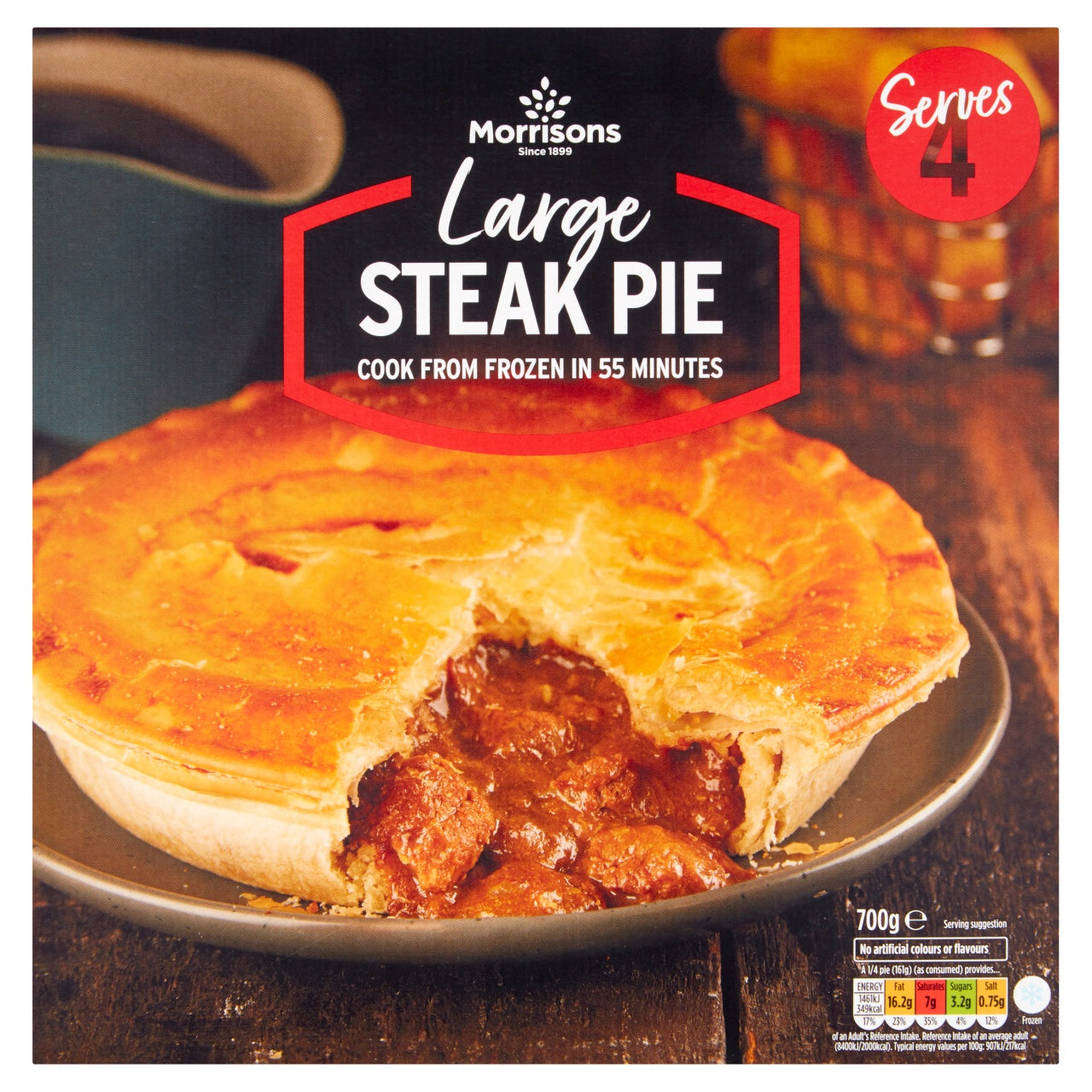 Morrisons Steak Family Pie 700g