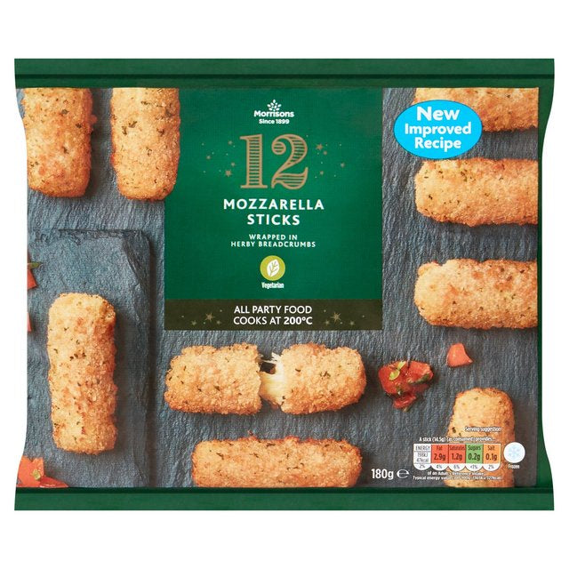 Morrisons 12 Mozzarella Sticks 180g