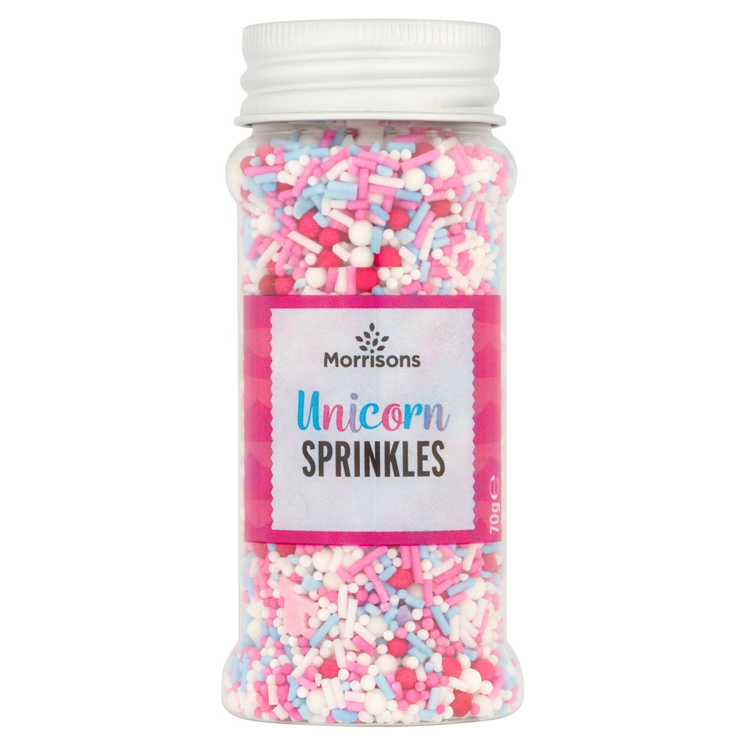 Morrisons Unicorn Sprinkles Cake Decorations 70g