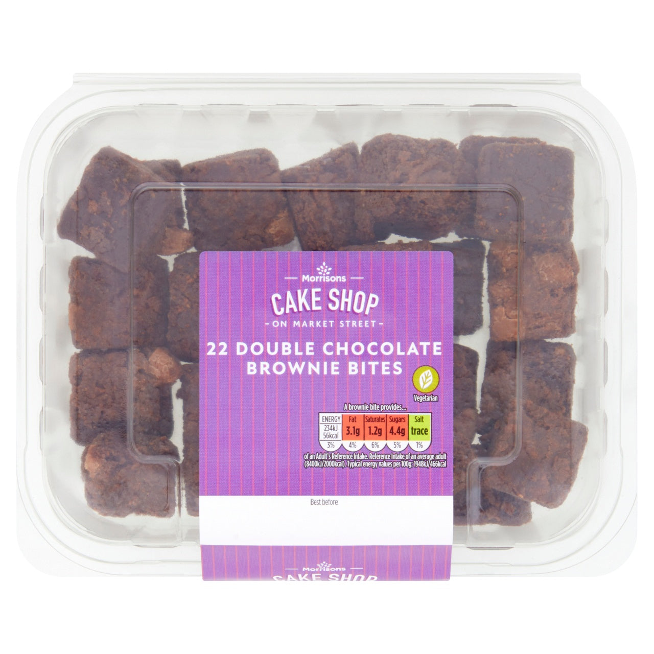 Morrisons Chocolate Brownie Mini Bites 20pk