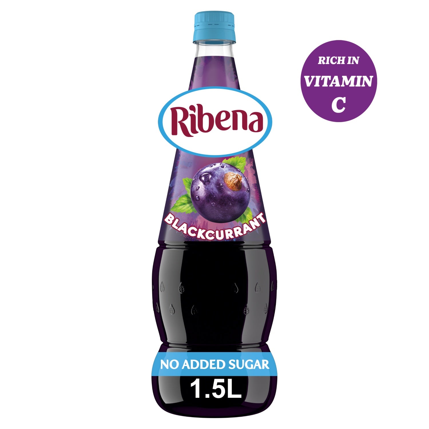 Ribena Concentrate Blackcurrant No Added Sugar 1.5L