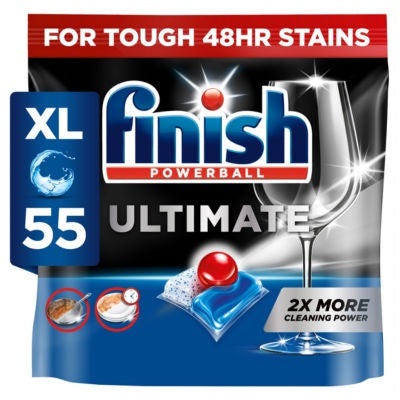 Finish Ultimate All in One Regular Dishwasher Tablets 55pk