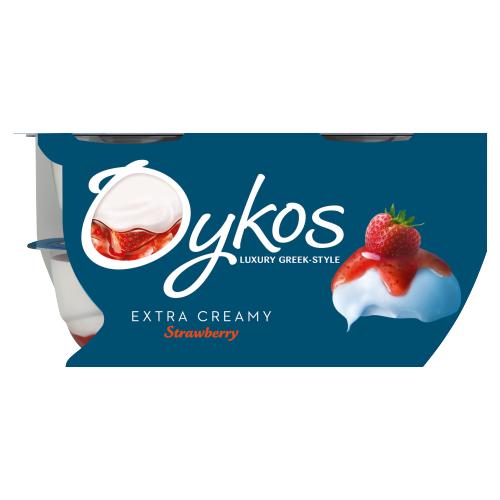 Oykos Strawberry Greek Style Yogurt 4pk