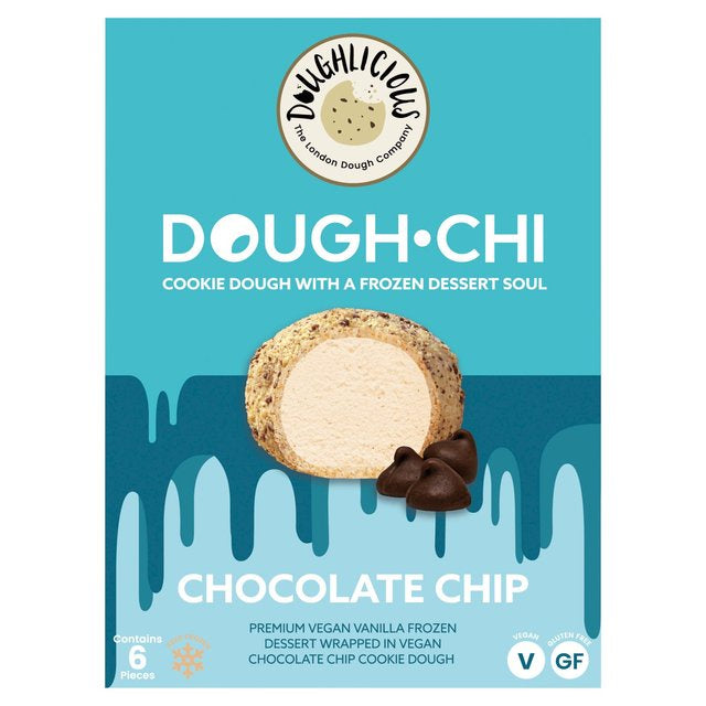 Doughlicious Chocolate Chip Cookie Dough & Gelato Bites 6x34g