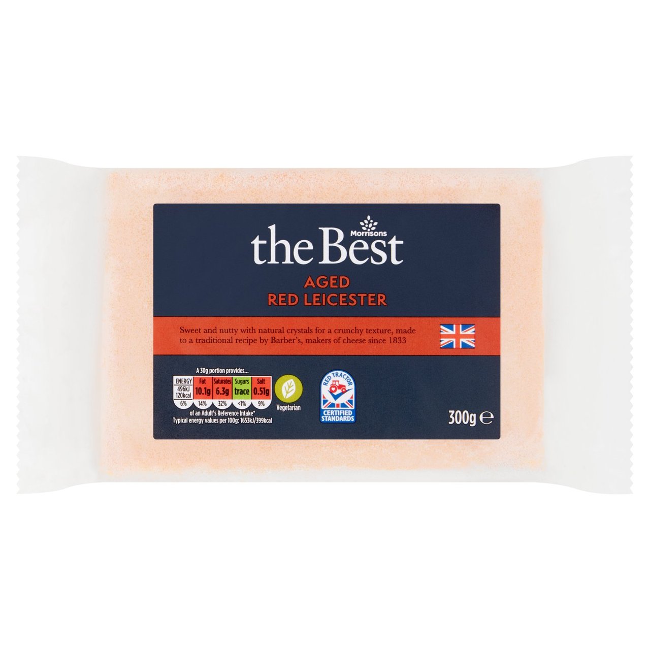 The Best Aged Red Leicester 300g