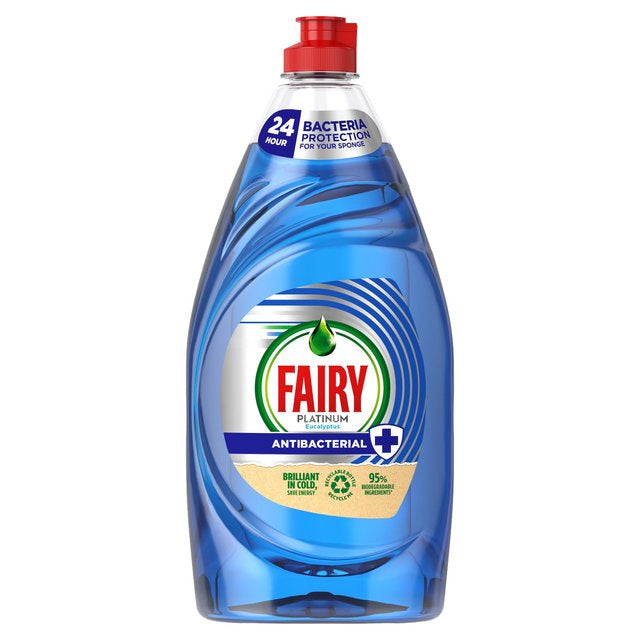 Fairy Washing Up Liquid Antibacterial Eucalyptus 820ml