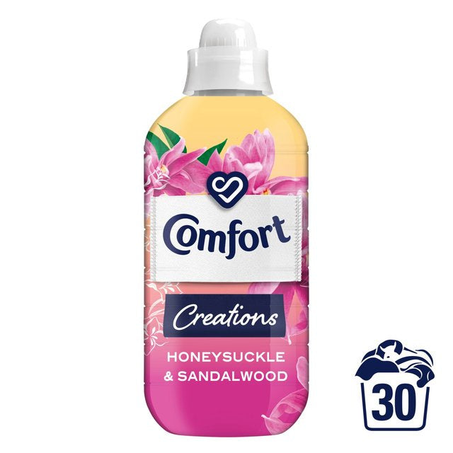 Comfort Honeysuckle Sandalwood Fabric Conditioner 30 Washes 900Ml