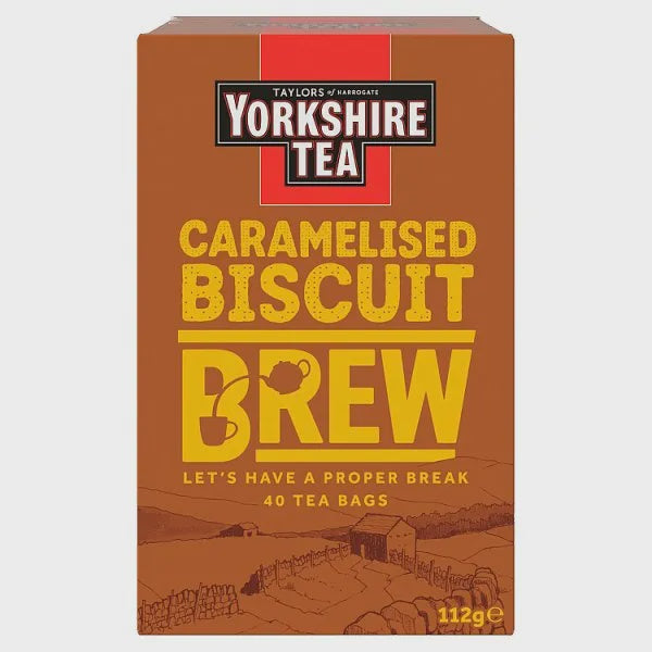 Yorkshire Caramelised Biscuit Brew 40 Tea Bags 112g