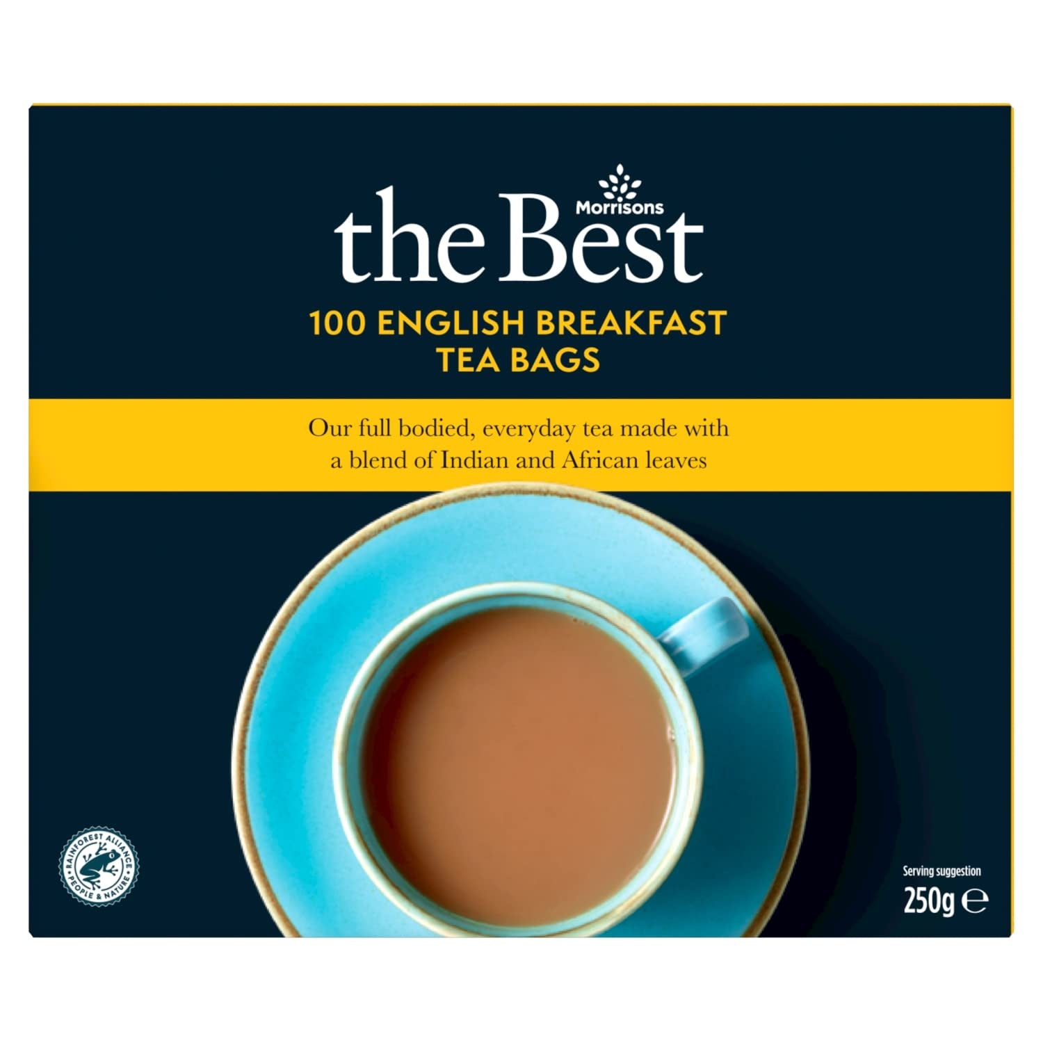 Morrisons 100 The Best English Breakfast Tea Bags 250g