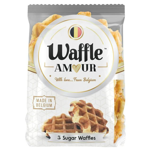 Waffle Amour Sugar Pearl Waffles 5 Pack