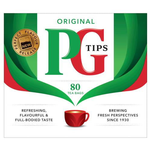 PG Tips Original 80 Tea Bags 232g