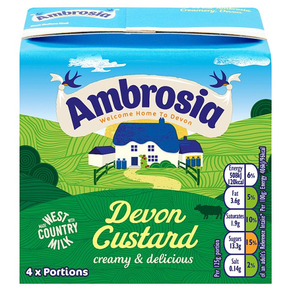 Ambrosia Devon Custard 500g Carton