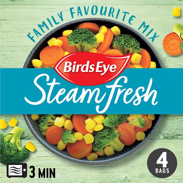 Birds Eye 4 Steamfresh Family Favourite Mix 540g