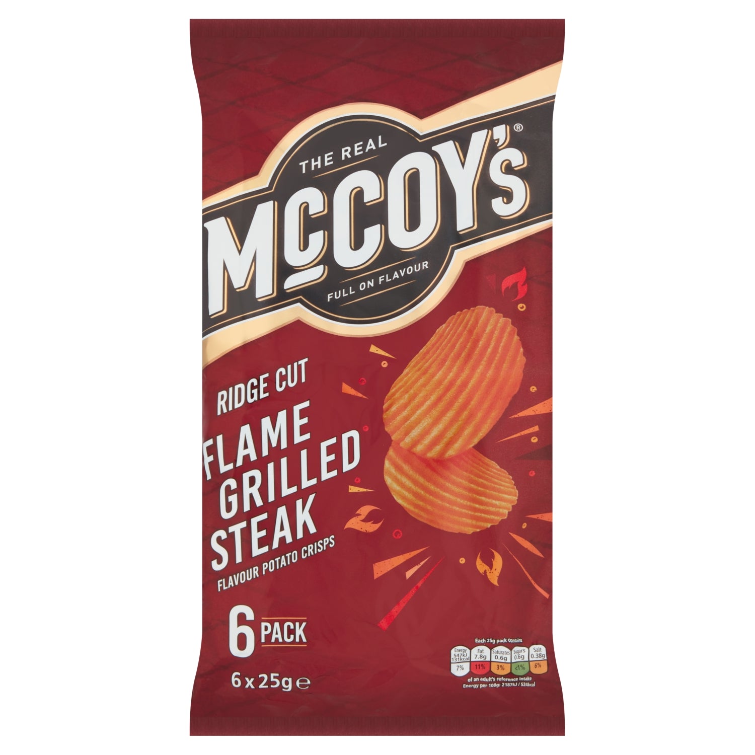 McCoys Ridge Cut Flame Grilled Steak 6 x 25g