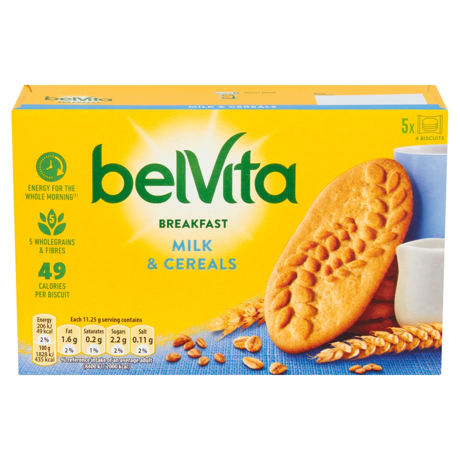 Belvita Breakfast Milk Cereals x5