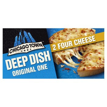 Chicago Town Fully Loaded Deep Dish Four Cheese Pizza 296g