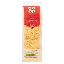 Co Op Fine Egg Noodles 250g