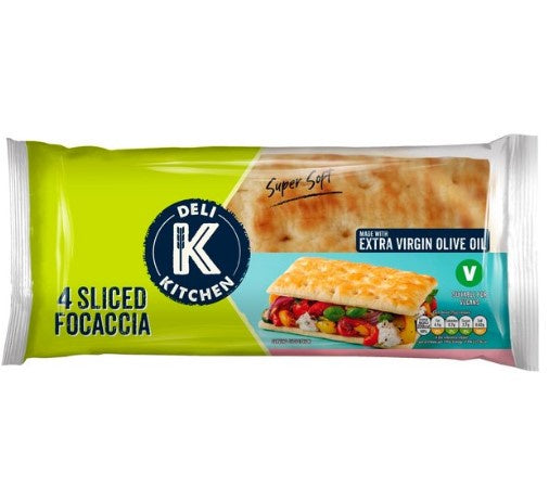 Deli Kitchen Sliced Focaccia with EVOO 4pk