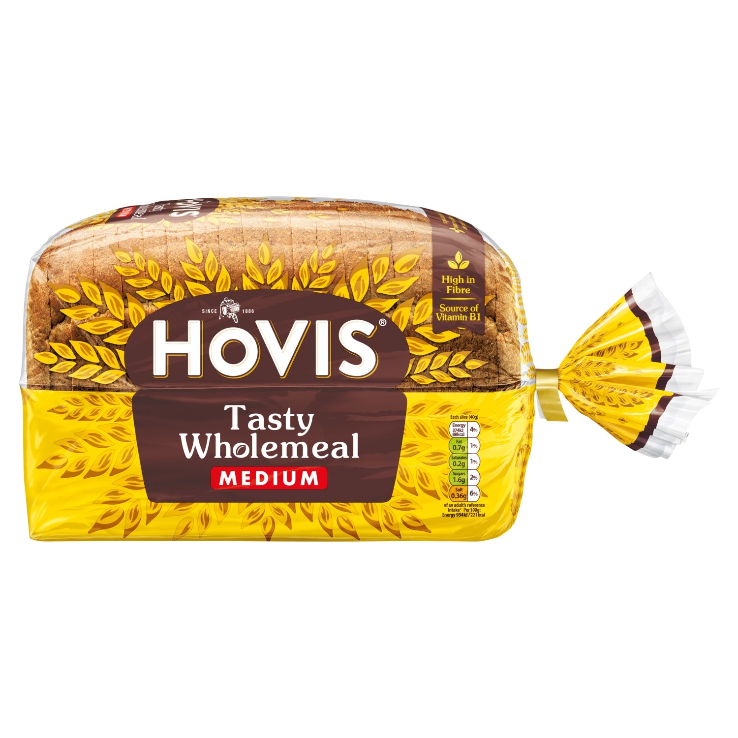 Hovis Sliced Loaf  - Wholemeal 800g