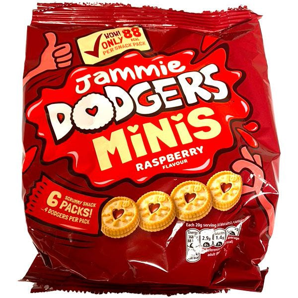 Jammie Dodger Minis 6 Snack Packs 120g