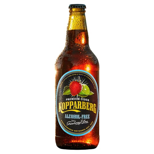 Kopparberg Alcohol Free Straw & Lime Cider  500ML