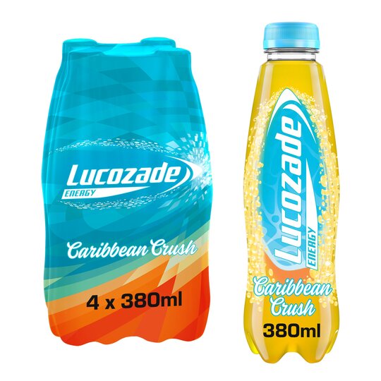 Lucozade Energy Caribbean Crush 4x 380ml