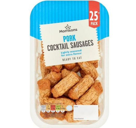 Morrisons 25 Pork Cocktail Sausages 205g