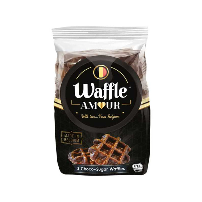 Waffle Amour Choco Sugar Waffles 5Pk