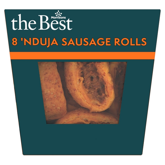 Morrisons The Best All Butter Nduja Sausage Rolls 144g