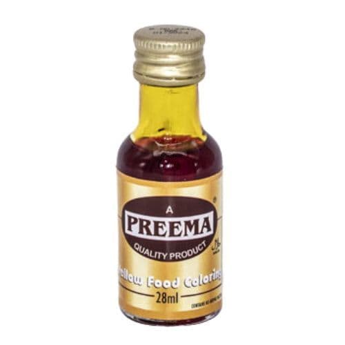 Preema Food Colouring Yellow 28ml