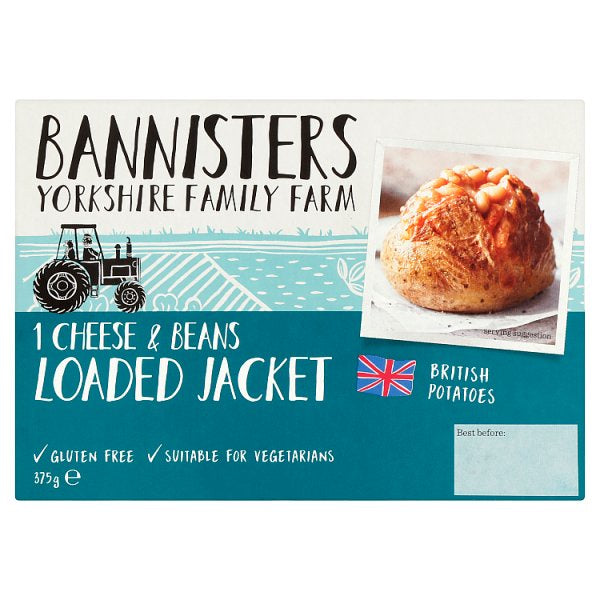 Bannisters Farm Jacket Potato Cheese & Beans 375g