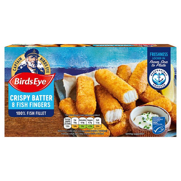 Birds Eye 8 Crispy Batter Fish Fingers