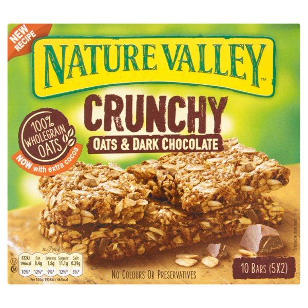 Nature Valley Oats Choc 5 x 42g