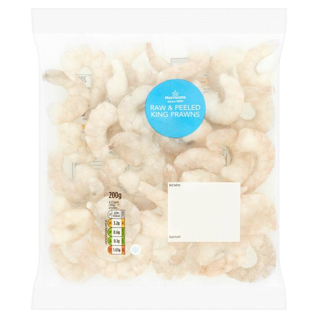 Morrisons Raw Peeled King Prawns 200G