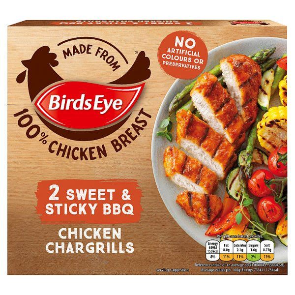 Birds Eye Bbq Chicken Chargrills 174g