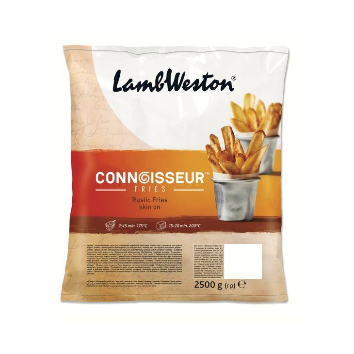 Gourmet Connoisseur Rustic Skin On Fries 2.5kg