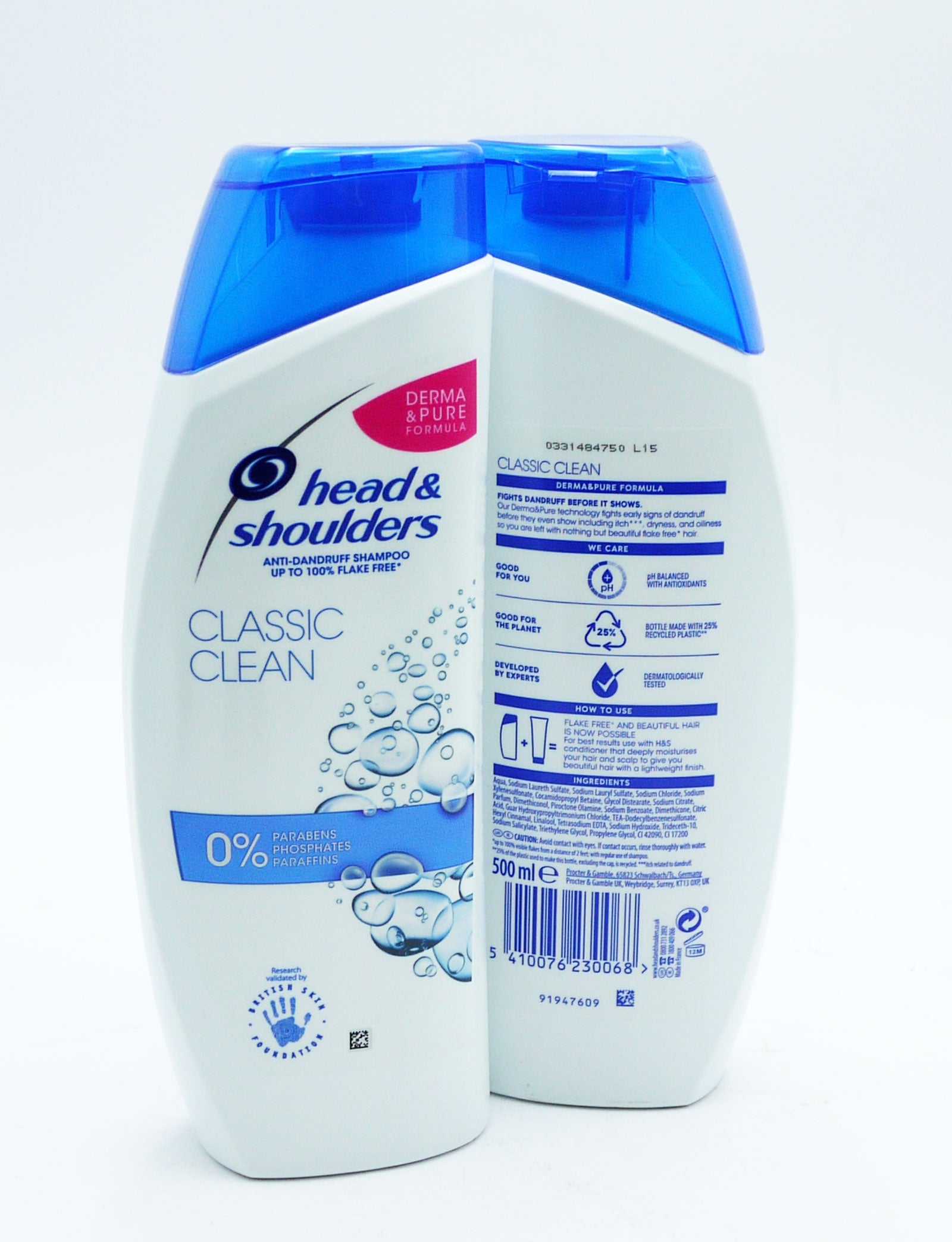 Head & Shoulders Shampoo Classic 500ML